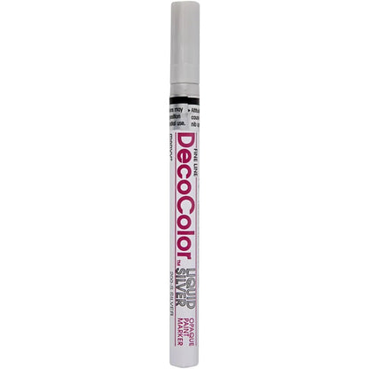 Deco Metallic Ink Permanent Marker Pen 1.2 mm Gold Silver Thick Making Decorative Crafts