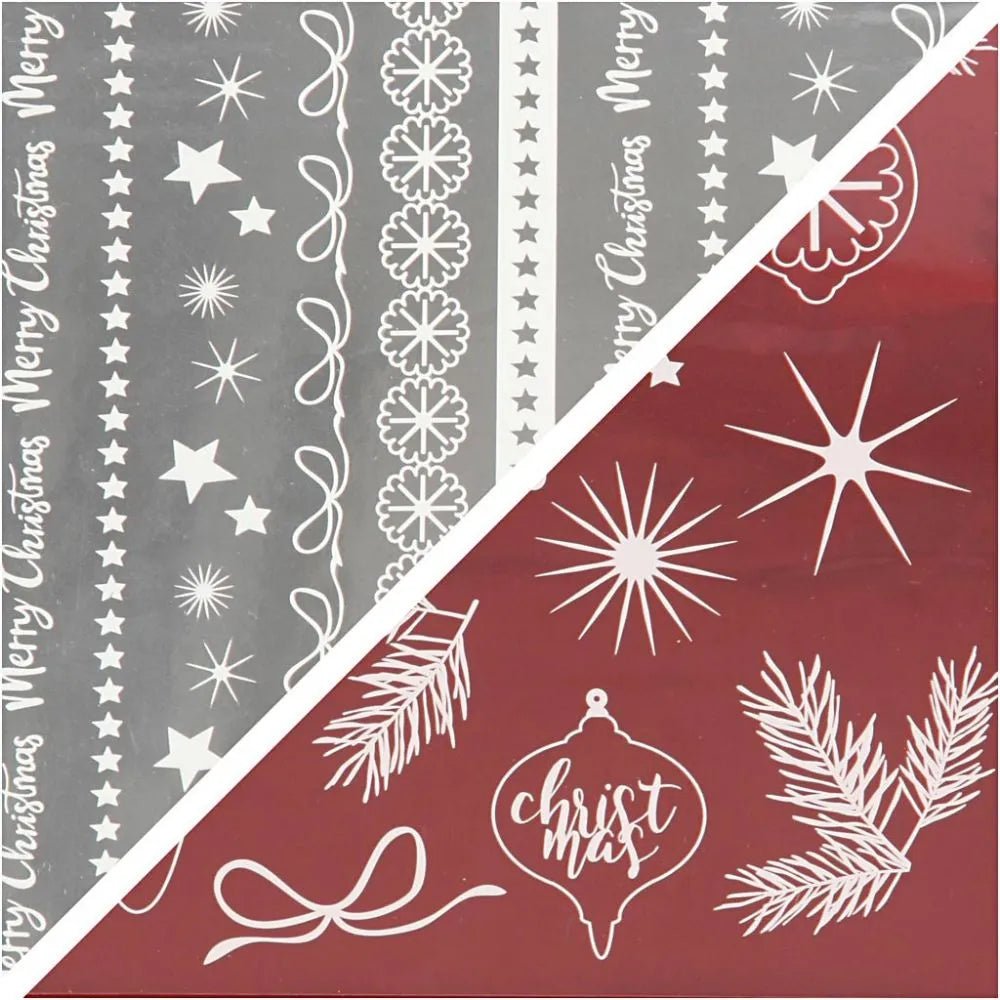 Decorative Different Design Metallic Foil Transfer Sheet 15cm Card Making Crafts