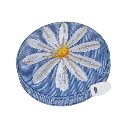Denim Daisies Tape Measure - Embroidered 150cm/60" Retractable Measure - Home - Crafts