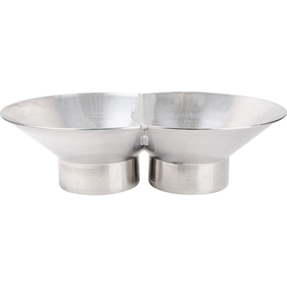 Double Melting Pot Drip Ring - Reusable Aluminium Guard for Two Size 4 Wax Pots - Home - Crafts