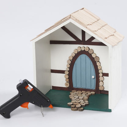 A Small Fairy House in a Storage Box