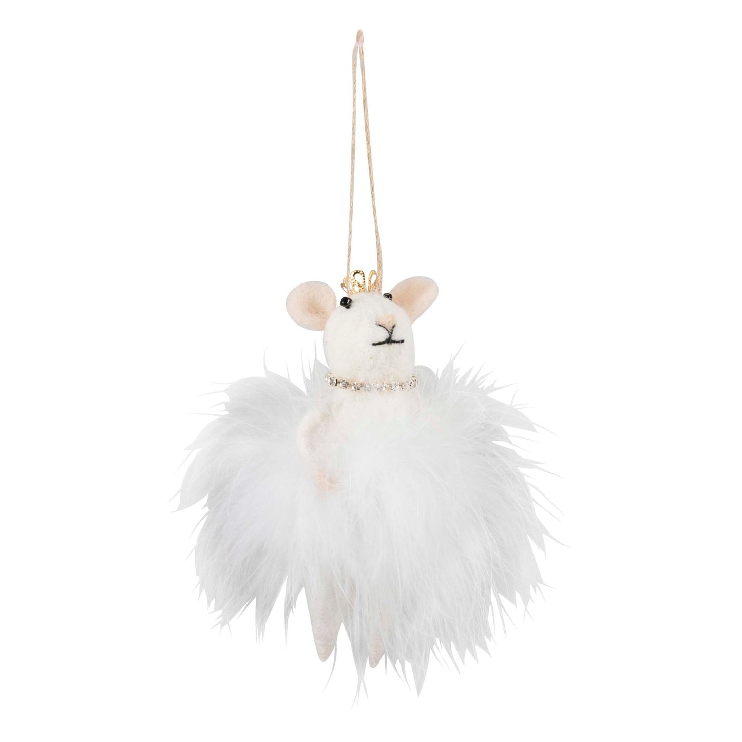 Fairy Mice Duo Needle Felting Crafting Kit Cute Decorations Toys Beginner Friendly