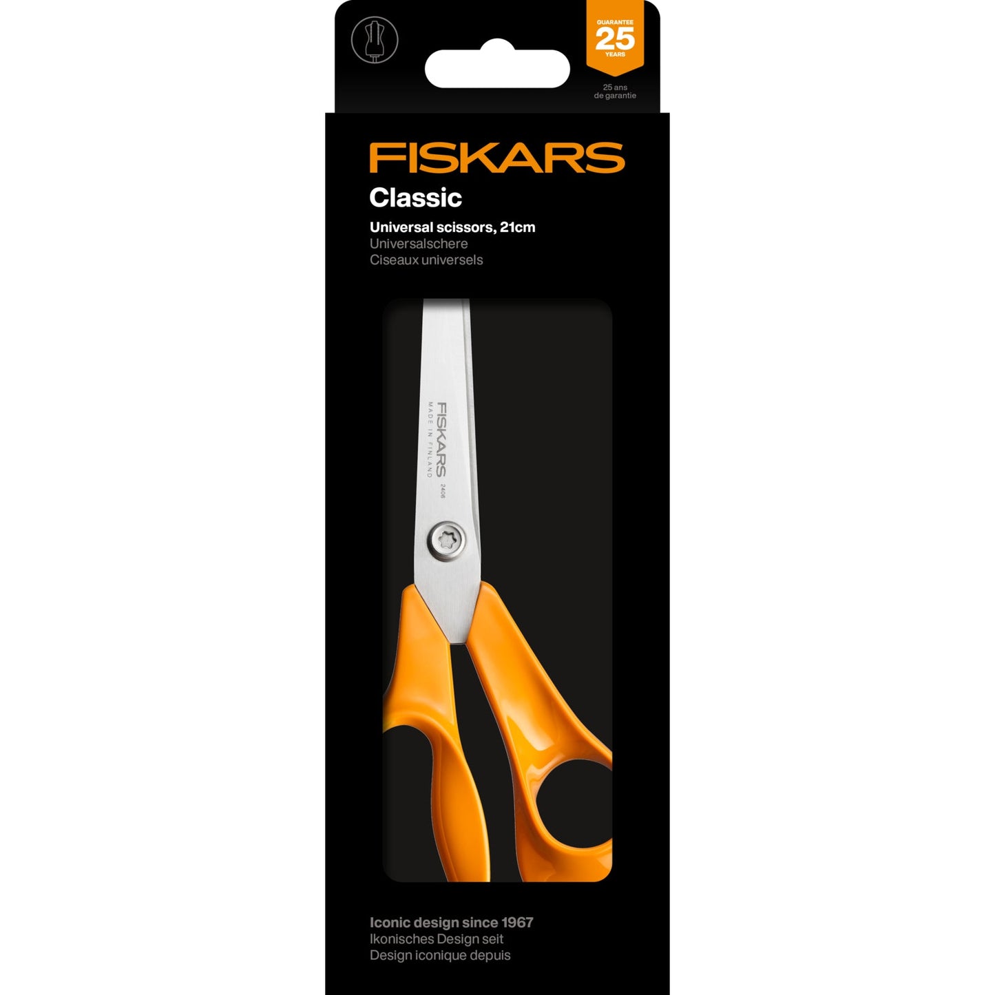 Fiskars Classic General Purpose Scissors Universal: 21cm - Home-Crafts