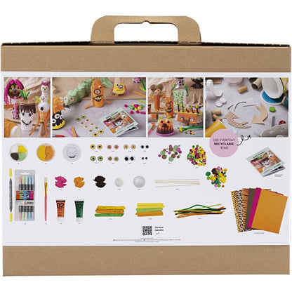 Funny Monsters Craft Mix - Bulk Creative Materials for Recycled Monster - Making Projects - Home - Crafts