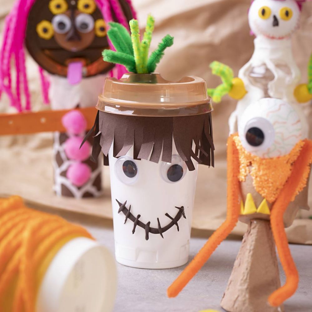 Funny Monsters Craft Mix - Bulk Creative Materials for Recycled Monster - Making Projects - Home - Crafts