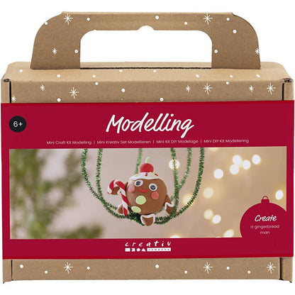 Gingerbread Man Christmas Craft Kit - Create Hanging Decorations with Silk Clay® - Home - Crafts