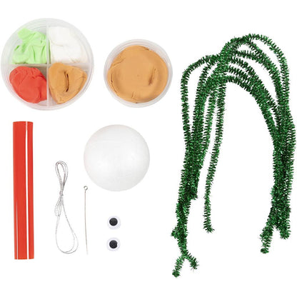 Gingerbread Man Christmas Craft Kit - Create Hanging Decorations with Silk Clay® - Home - Crafts