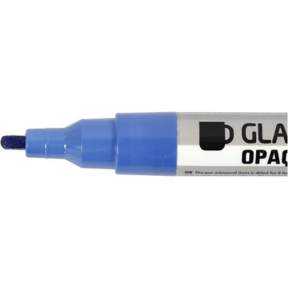 Glass Porcelain Pens Semi-Opaque Water-Based Pump-Action 1-2mm 4/12packs