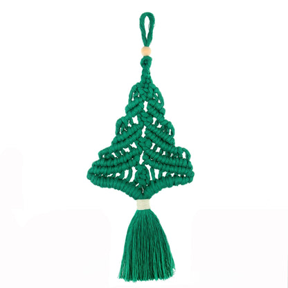 Green Tree Ornament Begginers Macramé Kit  - All Materials & Instructions Included