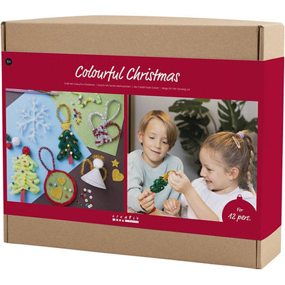 Group Christmas Baubles Craft Kit - Bulk Supplies for 10 - 12 People to Make Festive Figures - Home - Crafts
