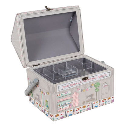 Haby Notions Shop Sewing Box - Embroidered Appliqué Novelty Storage Case - Home - Crafts