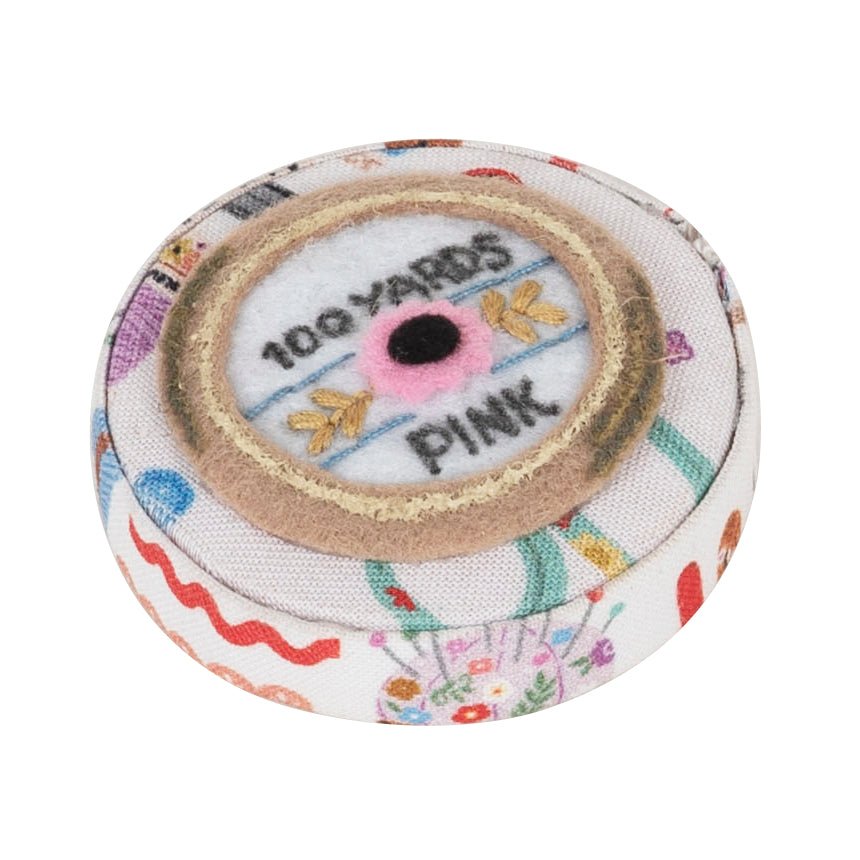 Haby Notions Tape Measure - Appliqué Detail 150cm/60" Retractable Measure - Home - Crafts
