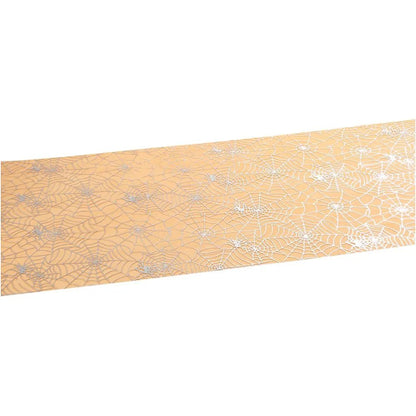 Halloween Table Runner Printed Roll Orange Christmas Decoration Crafts 29cm 3.5m