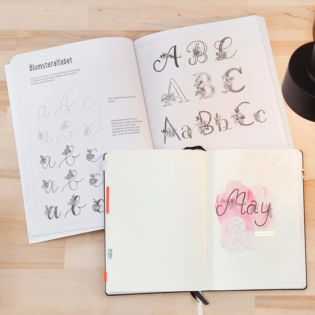 Notebooks Example Lettering Hand Lettering Exercises Notebook - Instructions Ideas Tricks 63 Pages ...