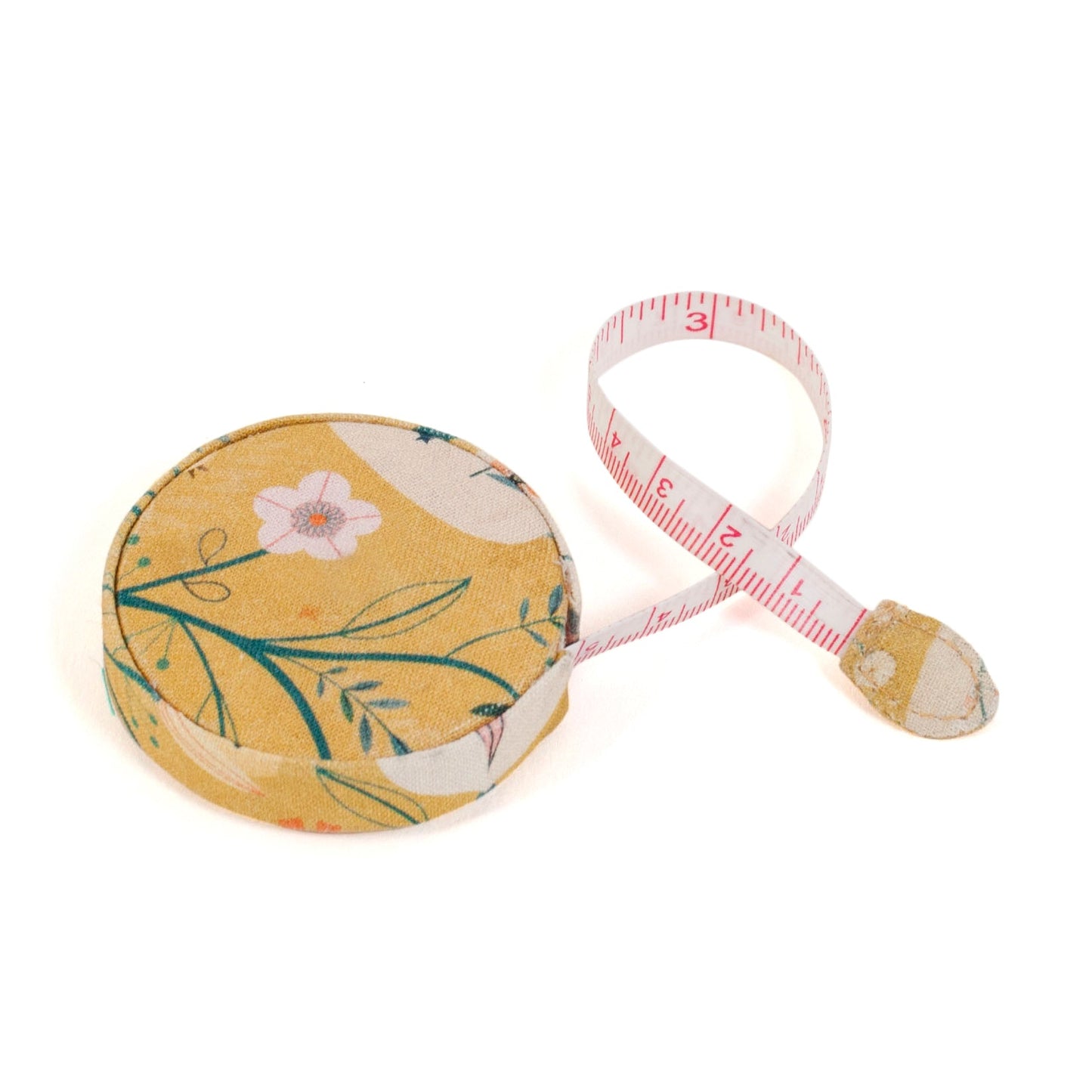 Hedgerow Tape Measure - Fabric - Covered Retractable 140cm Measure - Home - Crafts