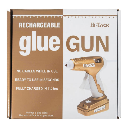 High-Temperature Cordless Glue Gun Rechargeable 10-20w 6 Glue Sticks