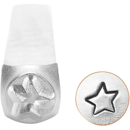 ImpressArt Steel Star Sign Shape Motif Embossing Stamp Jewellery Making Supplies