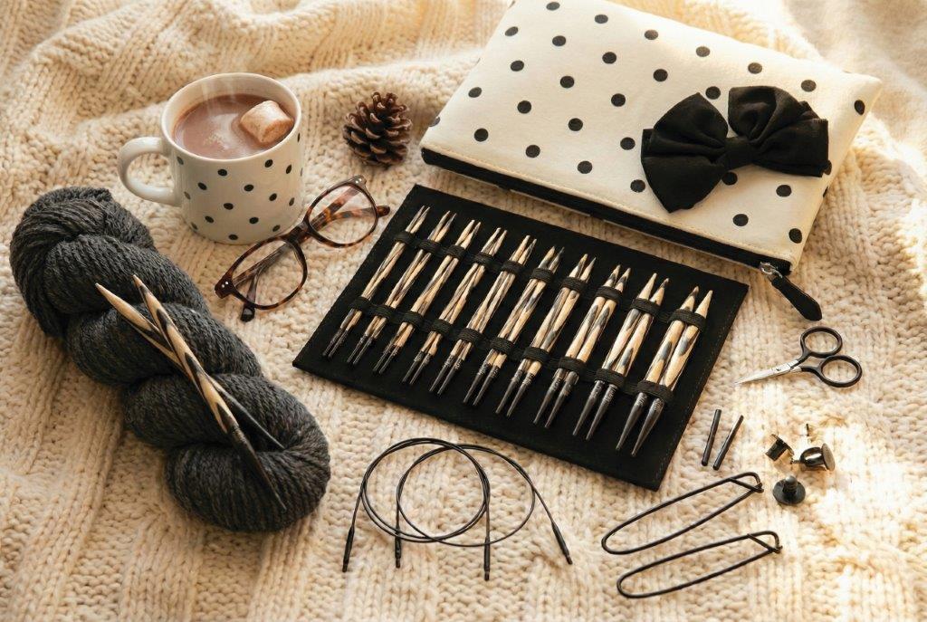 Interchangeable Knitting Needles Gift Set - 10 Sizes, 4 Cables & Accessories in Gift Case - Home - Crafts