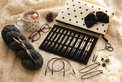 Interchangeable Knitting Needles Gift Set - 10 Sizes, 4 Cables & Accessories in Gift Case - Home - Crafts