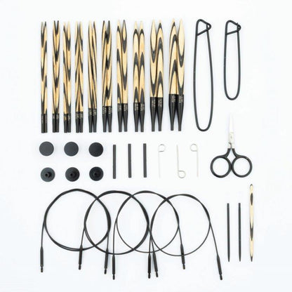 Interchangeable Knitting Needles Gift Set - 10 Sizes, 4 Cables & Accessories in Gift Case - Home - Crafts