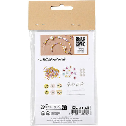 Kid's Charms Mini Craft Kit Jewellery - All Materials & Instructions Included