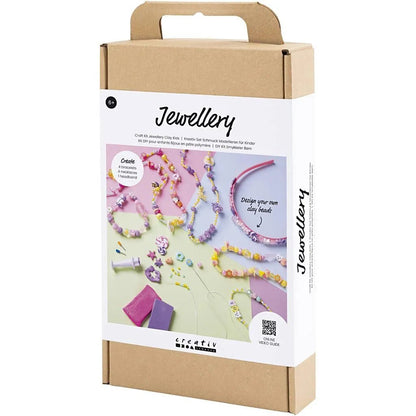 Kid's Jewellery Craft Kit Necklaces Bracelets Headband Assorted Colours - All Materials IncludedCraft supplies