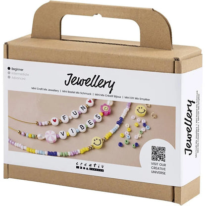 Kid's Necklaces Mini Craft Mix Jewellery - All Materials & Instructions Included