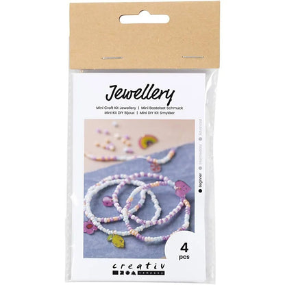 Kid's Shrink Plastic Bracelets Mini Craft Kit Jewellery - All Materials & Instructions Included