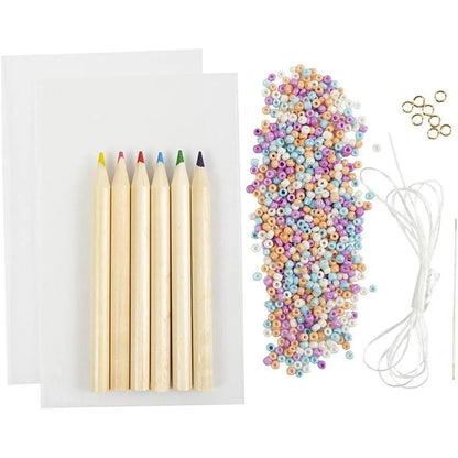 Kid's Shrink Plastic Bracelets Mini Craft Kit Jewellery - All Materials & Instructions Included