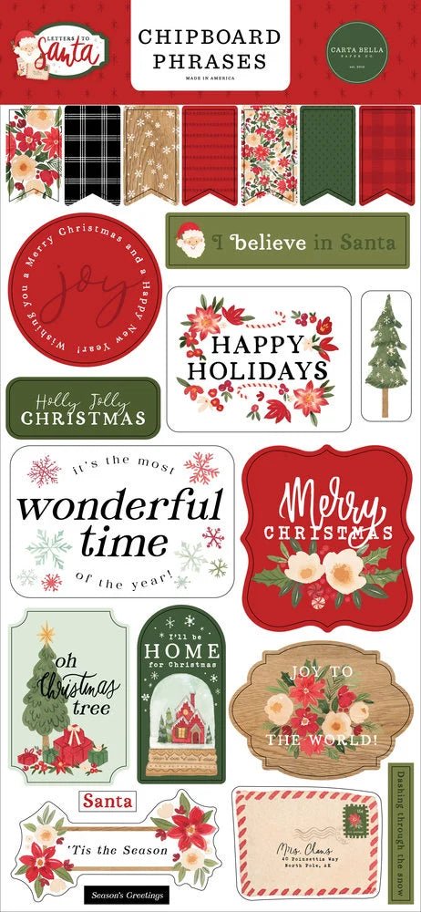 Letters To Santa Mega Bundle Home Decorations Scrapbooking Card Making Halloween