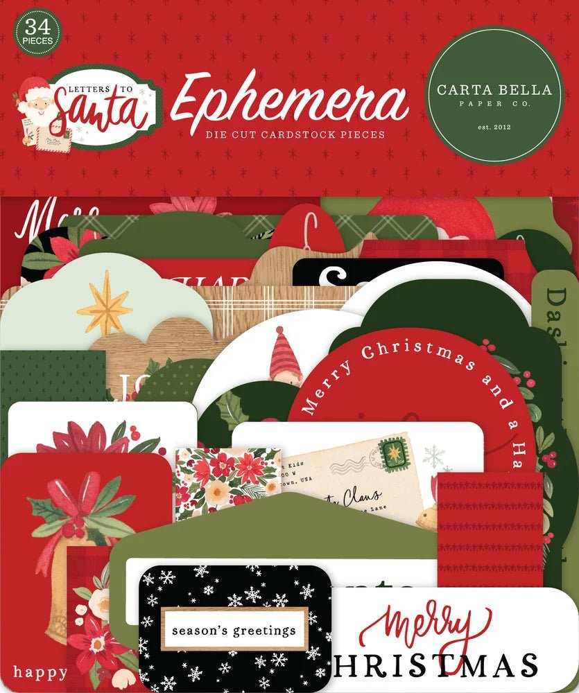 Letters To Santa Mega Bundle Home Decorations Scrapbooking Card Making Halloween