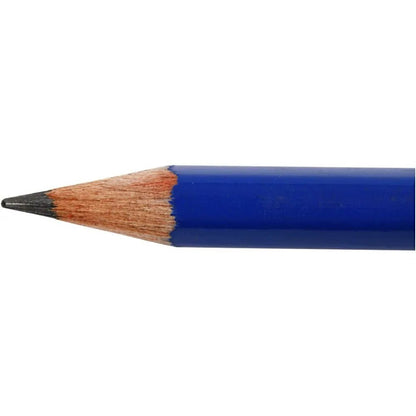 Lyra 12 Groove Graphite Triangular Robinson Pencils D: 6.8 mm Lead:2 mm Grade HB