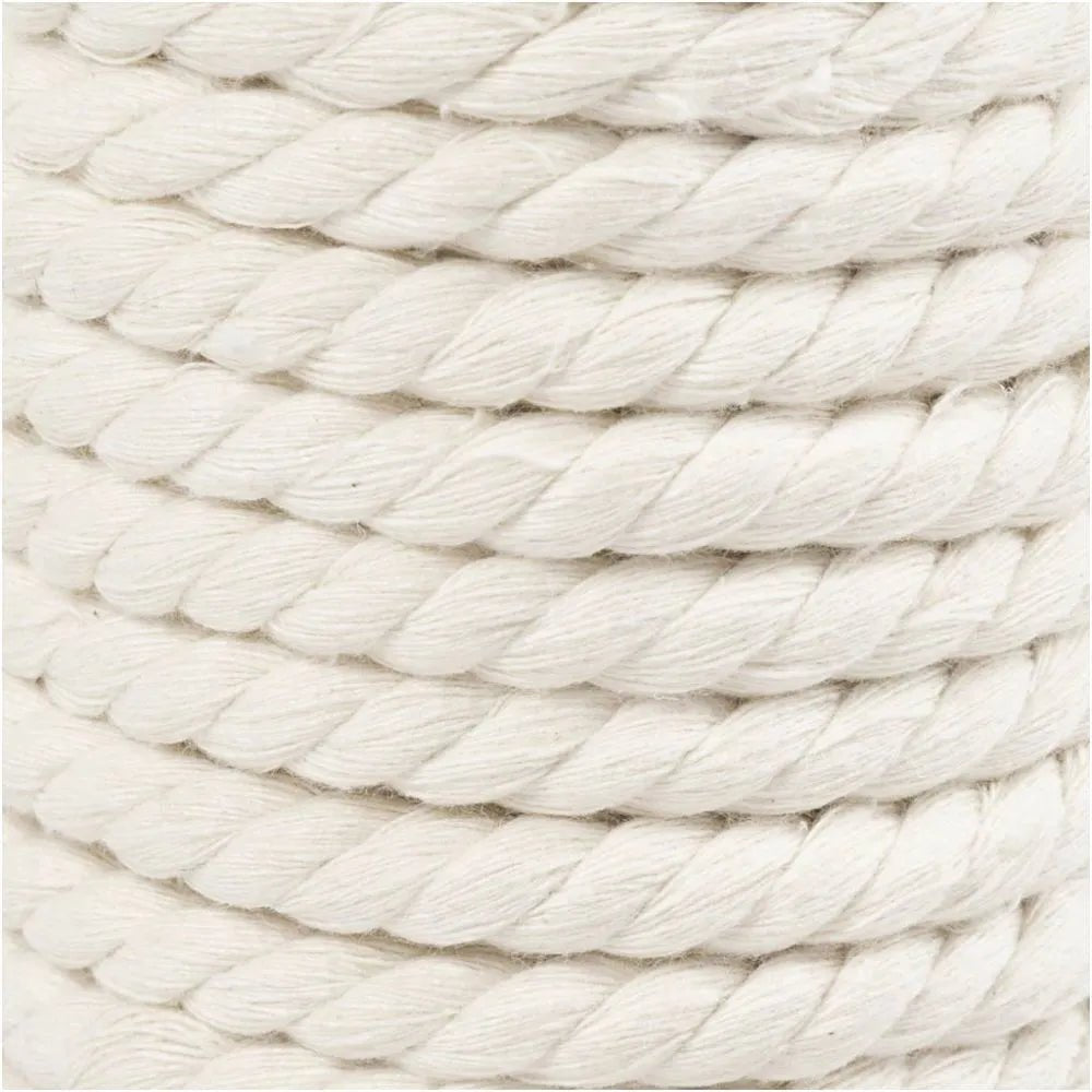 Macramé Rope 300 g 12m 8.5mm Colour off-white