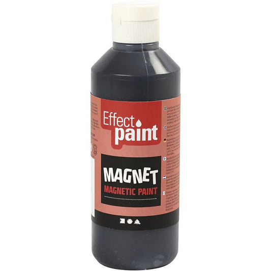 Magnetic Paint Black Attract Magnets Wall Table Childs Room Craft 250ml
