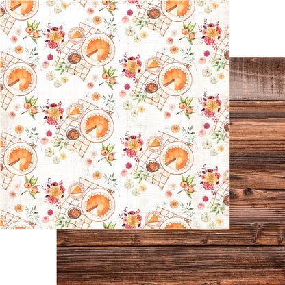 Kawaii Autumn Scrapbook Paper - 24 Double-Sided 6x6 Inch Sheets
