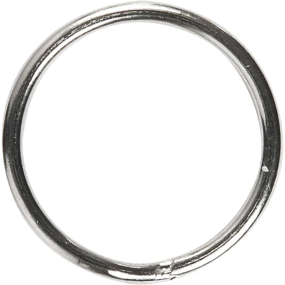 Metal 15mm Large Split Ring For Key Chains Christmas Hanging Decoration