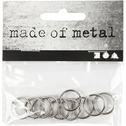 Metal 15mm Large Split Ring For Key Chains Christmas Hanging Decoration