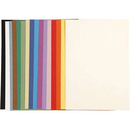 Mi-Teintes French Card A4 21x30 cm Hammered Fade-dyed 160 g 16 Mixed Sheets