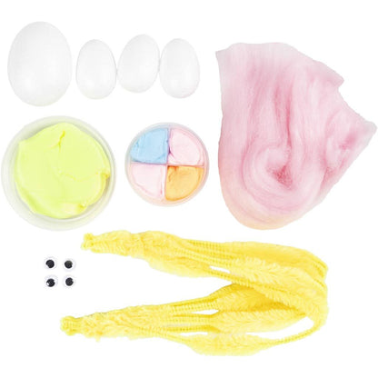 Mini Craft Kit - Easter Family Modelling with Silk Clay® - Chicks & Nest - Home - Crafts