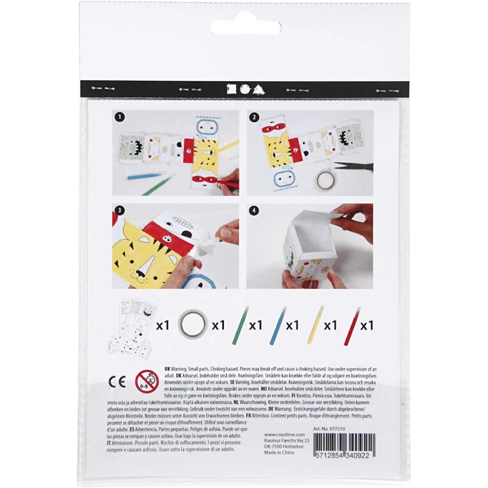Mini Creative Children Kit Assorted Designs Stacking Moulding Christmas Filler