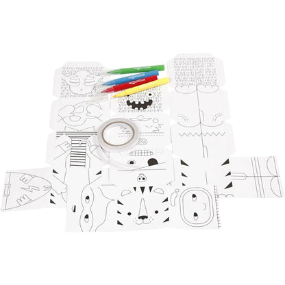Mini Creative Children Kit Assorted Designs Stacking Moulding Christmas Filler