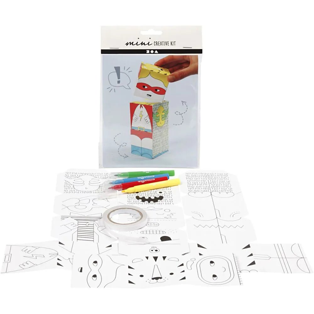 Mini Creative Children Kit Assorted Designs Stacking Moulding Christmas Filler