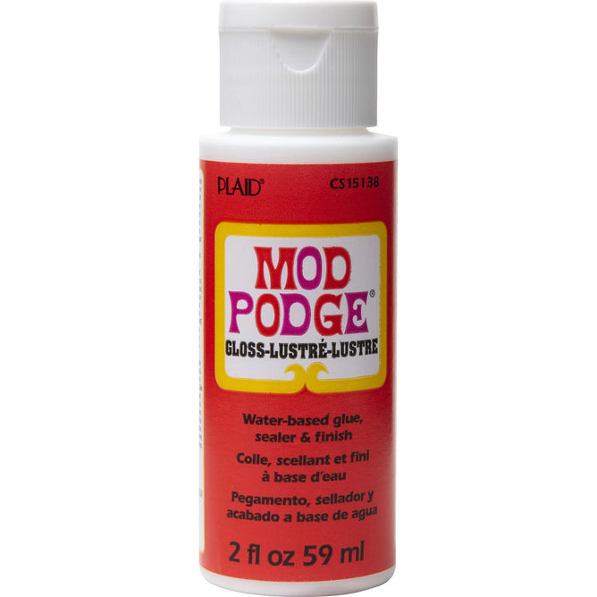 Mod Podge Gloss Glue Sealer Finish Quick Drying Clear - 2 fl oz