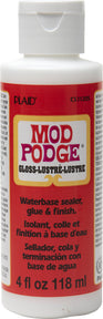 Mod Podge Gloss Glue Sealer Finish Quick Drying Clear - 4 fl oz