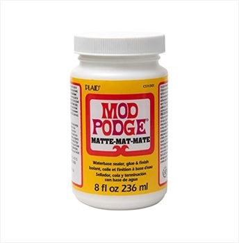 Mod Podge Matte 8oz Quick Drying Water Based Sealer Glue for Decoupage - Home-Crafts