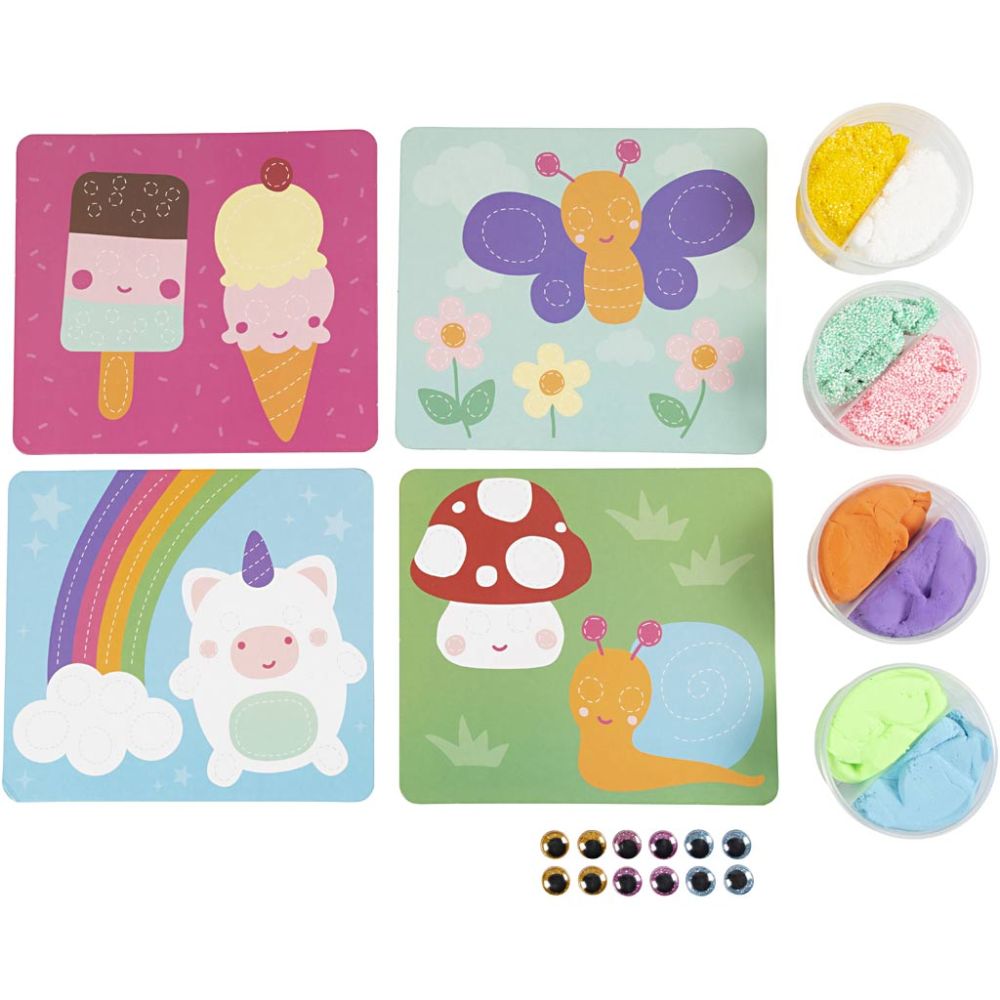 Modelling Clay Picture Kit - Create Decorative Plates with Foam Clay® & Silk Clay® - Home - Crafts