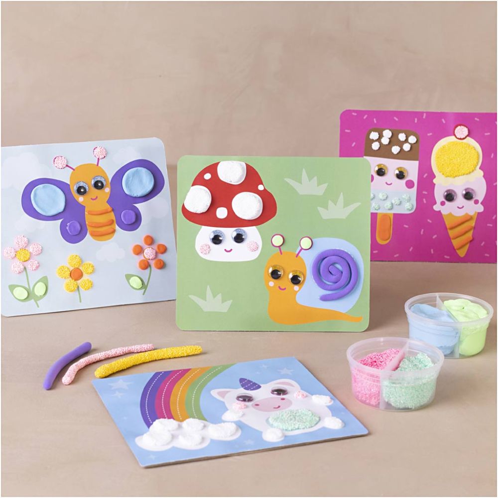 Modelling Clay Picture Kit - Create Decorative Plates with Foam Clay® & Silk Clay® - Home - Crafts