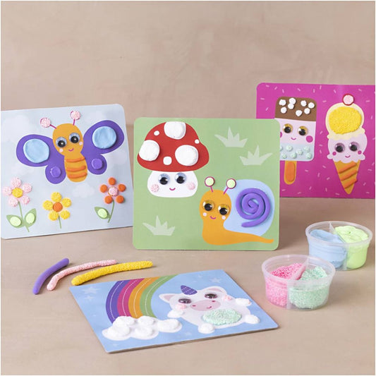 Modelling Clay Picture Kit - Create Decorative Plates with Foam Clay® & Silk Clay® - Home - Crafts