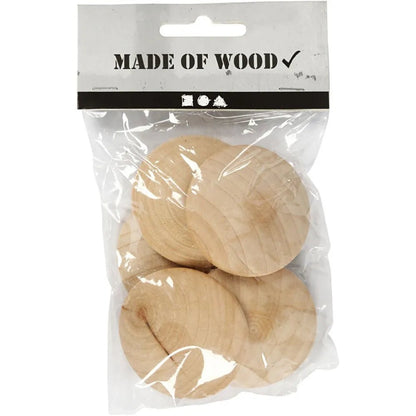 Natural Brown Beige Wooden Buttons China Berry Scrapbooking Crafts