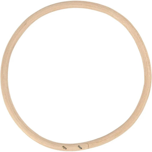 Natural Unpainted Bamboo Ring D: 15.3 cm Paint Names Logos Drawing Stickers